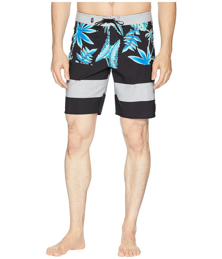 Vans Era Boardshorts 19 (black Pit Stop Floral) Men's Swimwear
