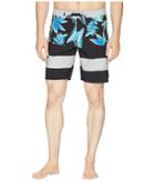 Vans Era Boardshorts 19 (black Pit Stop Floral) Men's Swimwear