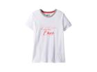 The North Face Kids Short Sleeve Graphic Tee (little Kids/big Kids) (tnf White/atomic Pink) Girl's Short Sleeve Pullover