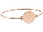 Michael Kors Etched Top Tension Bangle Bracelet (rose Gold) Bracelet