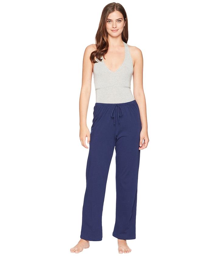 Felina Modal Bodysuit With T-back Strap (heather Grey) Women's Jumpsuit & Rompers One Piece
