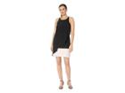 Tommy Hilfiger Solid Jersey Dress (black/ballerina Pink) Women's Dress