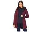 Ilse Jacobsen 3/4 Length Two-tone Coat (eggplant/dark Indigo) Women's Coat
