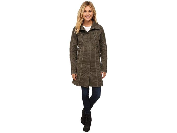 Kuhl Lena Trenchtm (sage) Women's Coat