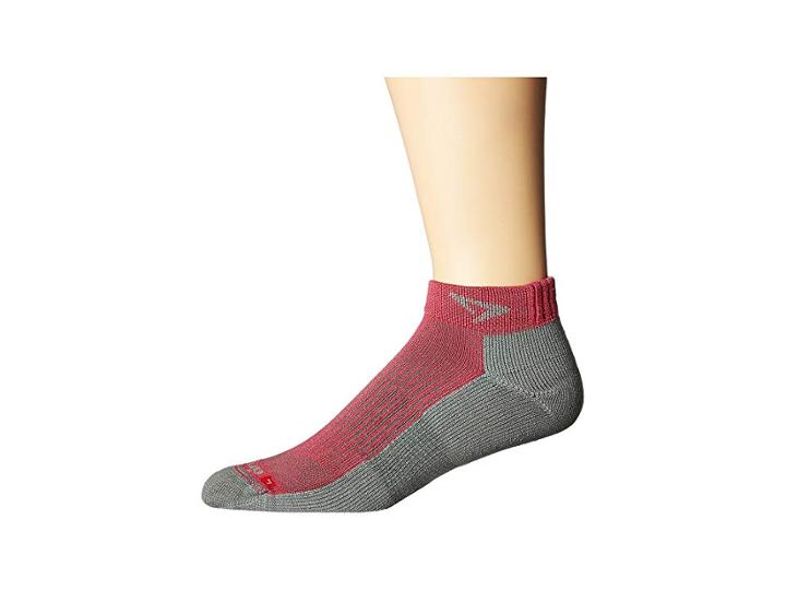 Drymax Sport Running Mini Crew 3-pack (october Pink/anthracite) Crew Cut Socks Shoes