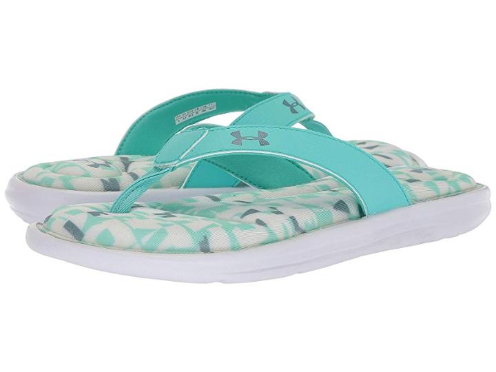 Under Armour Marbella Digi Vi T (white/tropical Tide/bass Blue) Women's Sandals