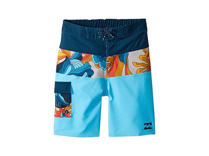 Billabong Kids Tribong X Boardshorts (toddler/little Kids) (coastal) Boy's Swimwear