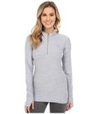 The North Face Motivation 1/4 Zip Pullover (tnf Light Grey Heather (prior Season)) Women's Long Sleeve Pullover