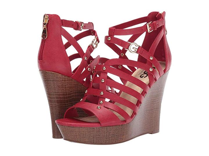G By Guess Dezzie (gingham Red) Women's Shoes