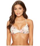 Billabong Float On By Trilet Bikini Top (seashell) Women's Swimwear