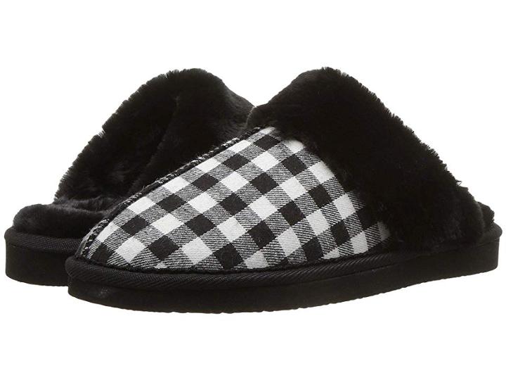 Minnetonka Chesney (black Plaid) Women's  Shoes