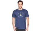 Life Is Good Smell The Campfire Crusher Tee (darkest Blue) Men's T Shirt