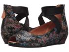 Gentle Souls By Kenneth Cole Lisa (black/flower) Women's Shoes