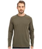 Carhartt Force Cotton Delmont Sleeve Graphic T-shirt (moss) Men's Long Sleeve Pullover