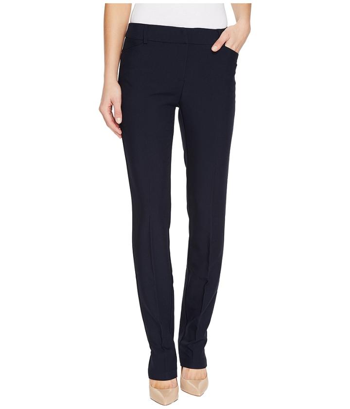 Tribal Soft Twill Flatten It Slim Pants Favorite Fit 33 (navy) Women's Casual Pants
