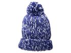 San Diego Hat Company Knh3590 Chunky Marled Knit Beanie With Pom (blue) Beanies