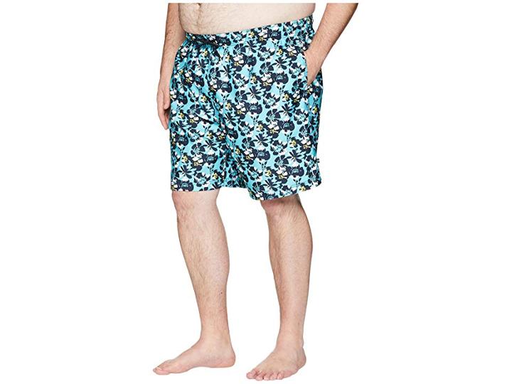 Nautica Big & Tall Big Tall Abstract Floral Print Swim Trunk (bali Bliss) Men's Swimwear