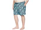 Nautica Big & Tall Big Tall Abstract Floral Print Swim Trunk (bali Bliss) Men's Swimwear