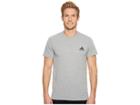 Adidas Ultimate Crew Short Sleeve Tee (medium Grey Heather) Men's T Shirt