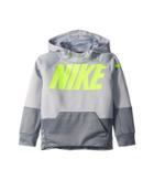 Nike Kids Therma Block Pullover (little Kids) (wolf Grey) Boy's Sweatshirt