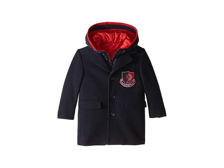 Dolce & Gabbana Kids 2-in-1 Coat (toddler/little Kids) (dark Blue) Boy's Coat