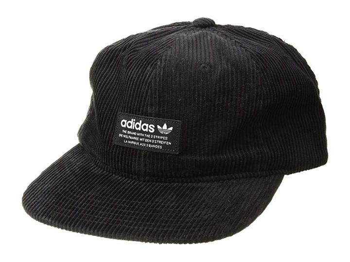 Adidas Originals Originals Relaxed Wide Wale Strapback (black/white) Caps