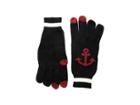 San Diego Hat Company Kng3480 Knit Gloves With Anchor And Tech Fingertips (black) Dress Gloves