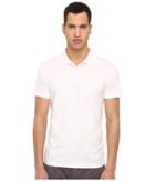 Theory Boyd.census Polo (white) Men's Short Sleeve Pullover