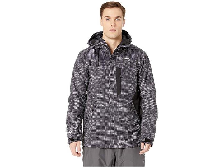 O'neill Suburbs Jacket (black Aop) Men's Coat