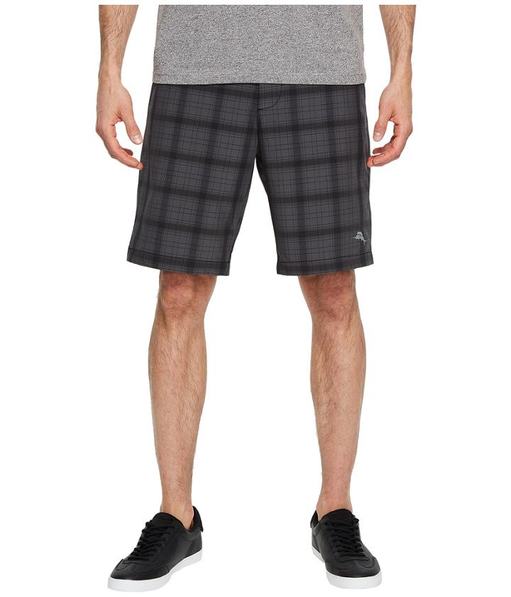 Tommy Bahama Cayman Shadow Surf Hybrid Shorts (black) Men's Swimwear
