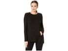 Karen Kane Long Sleeve Pocket Sweater (black) Women's Sweater