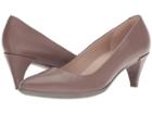 Ecco Shape 45 Sleek Pump (deep Taupe Calf Leather) Women's 1-2 Inch Heel Shoes