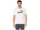 Puma Ess Logo Tee (puma White) Men's T Shirt