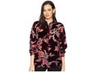 Tribal Long Sleeve Oversized Shirt (grape) Women's Long Sleeve Pullover