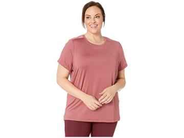 Shape Activewear Plus Size Wishbone Tee (roan) Women's T Shirt