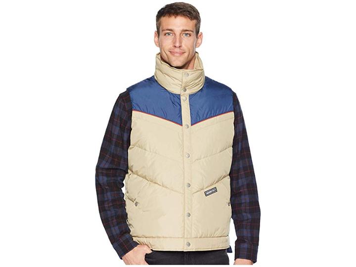 Obermeyer Carson Down Vest (sand Storm) Men's Vest