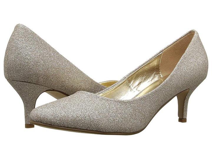 Amiana 15-a5417 (little Kid/big Kid/adult) (gold Micro Glitter) Girl's Shoes