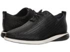Cole Haan Grand Evolution Woven Oxford (black Woven Leather/ivory/black) Men's Shoes