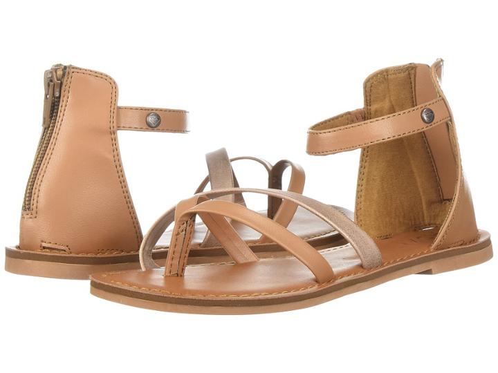 Roxy Kids Sabrina (little Kid/big Kid) (tan) Girls Shoes