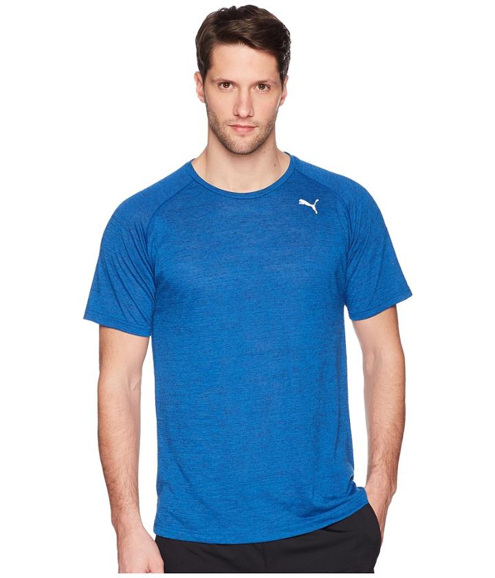 Puma Energy Ess Tee (turkish Sea Heather) Men's T Shirt