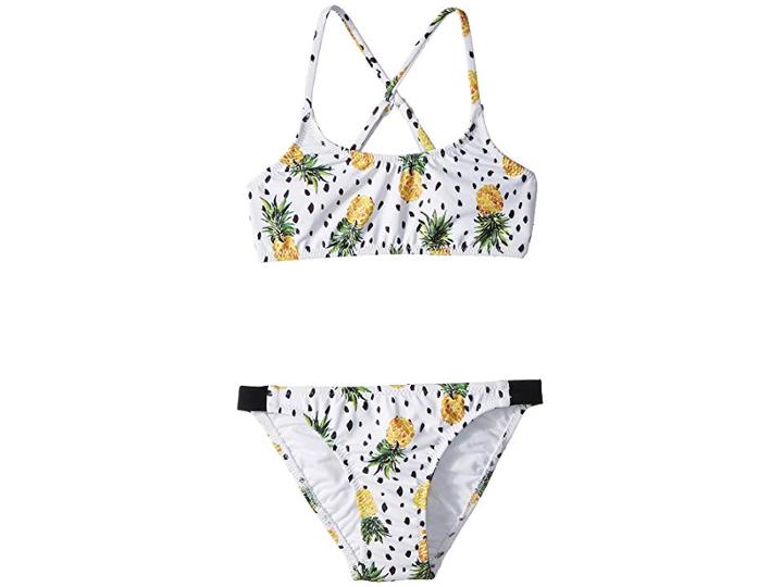 Seafolly Kids Pineapple Daze Tankini Set (little Kids/big Kids) (multi) Girl's Swimwear Sets
