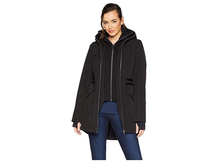 French Connection 2-in-1 Softshell (black) Women's Coat