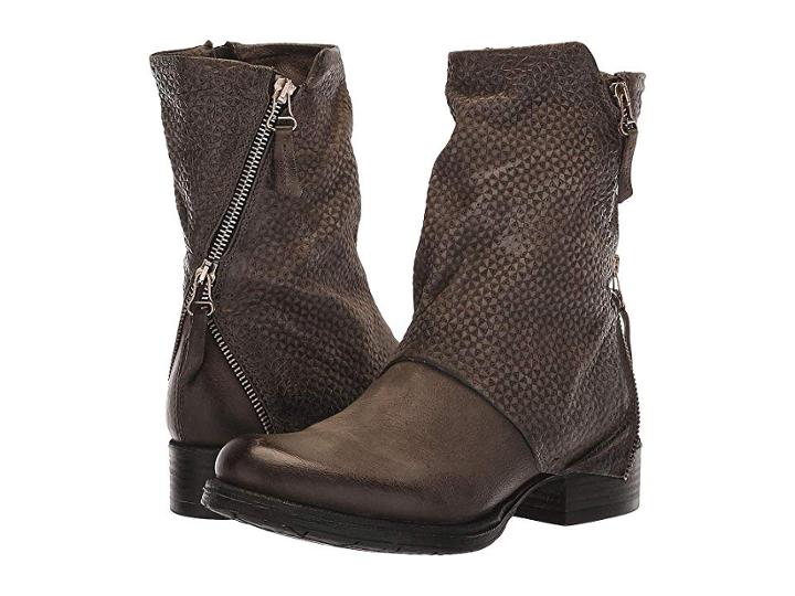 Miz Mooz Nugget (graphite) Women's Zip Boots