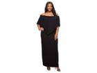 Kari Lyn Plus Size Ayden Dress (black) Women's Dress