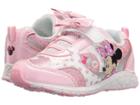 Josmo Kids Minnie Bow Sneaker (toddler/little Kid) (pink/white) Girl's Shoes