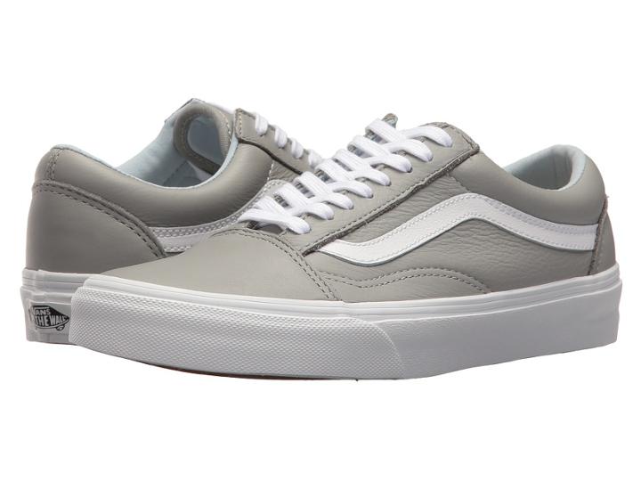 Vans Old Skooltm ((leather) Oxford/drizzle) Skate Shoes
