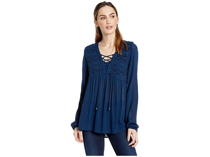 Roper 2049 Rayon Crepe (blue) Women's Clothing
