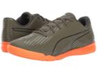 Puma Kids Evospeed Star S2 (little Kid/big Kid) (olive Night/puma Black/shocking Orange) Kids Shoes