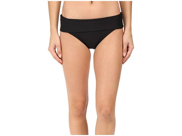 Next By Athena Good Karma Powerhouse Banded Retro Bikini Bottom (black) Women's Swimwear