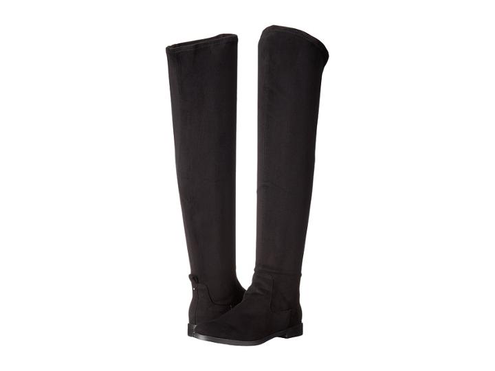 Kenneth Cole Reaction Wind-y (black Microsuede) Women's Boots